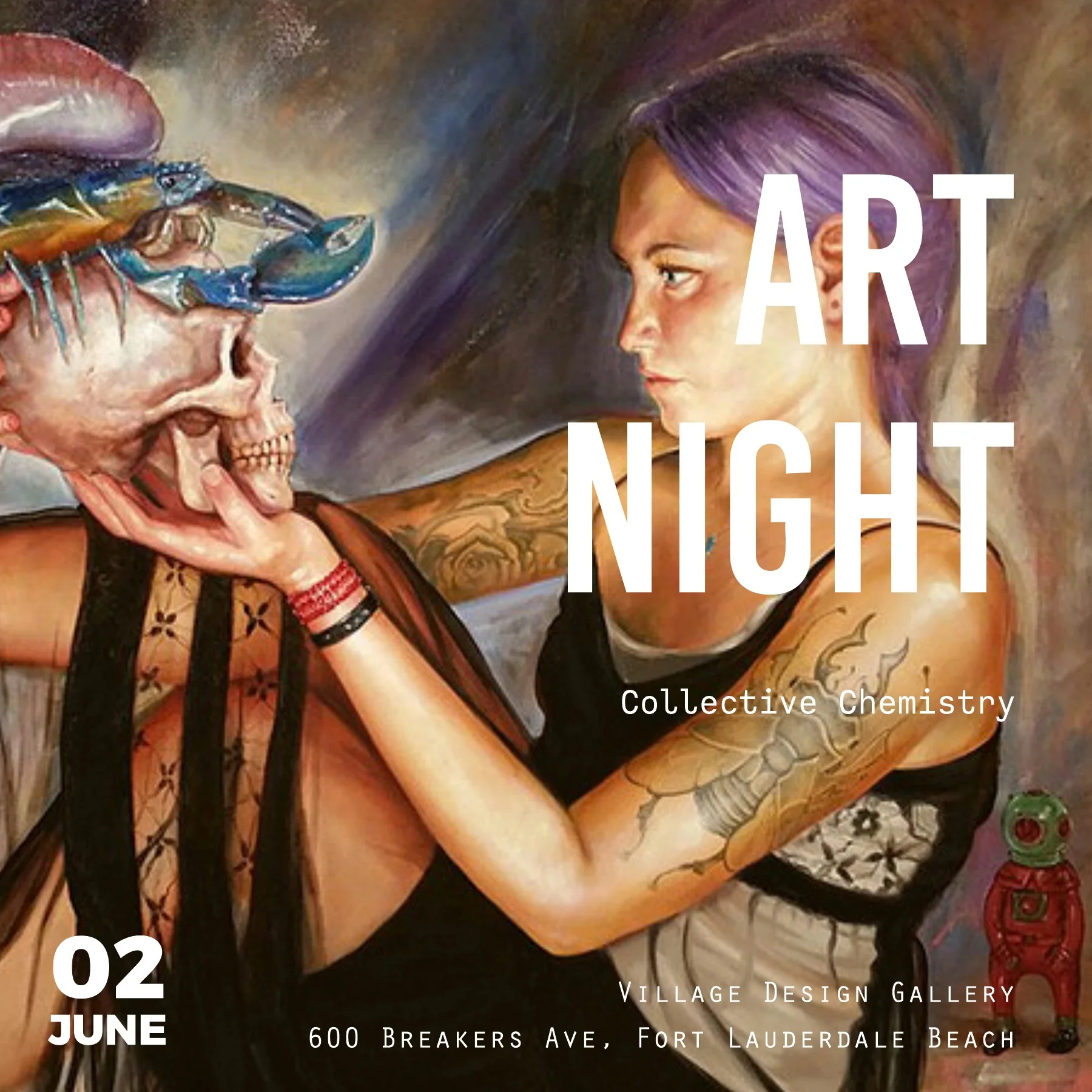 ART NIGHT AT VILLAGE DESIGN GALLERY JUNE 2