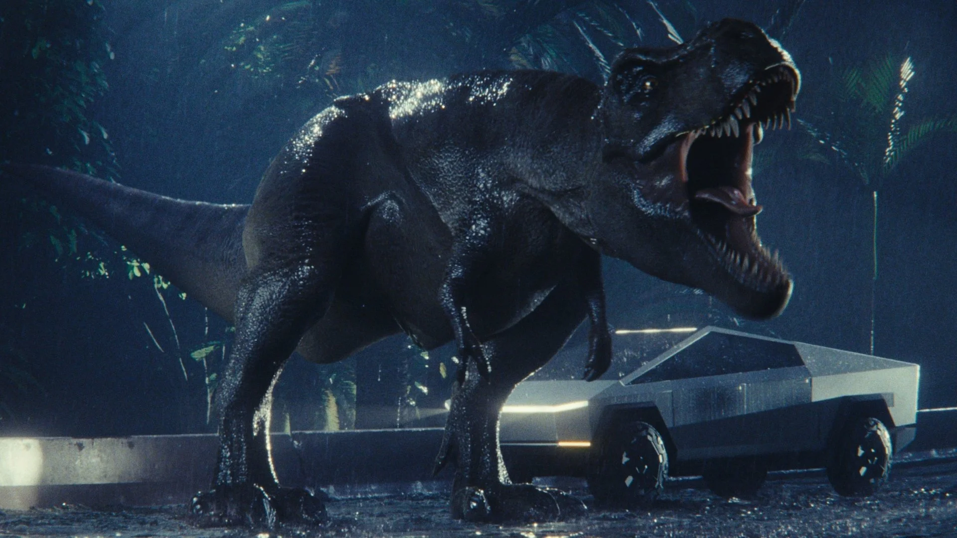 T-REX VS CYBERTRUCK [Animated Short]