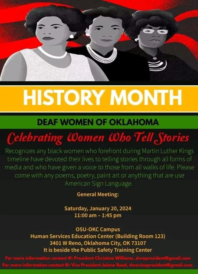 Deaf Women of Oklahoma History Month