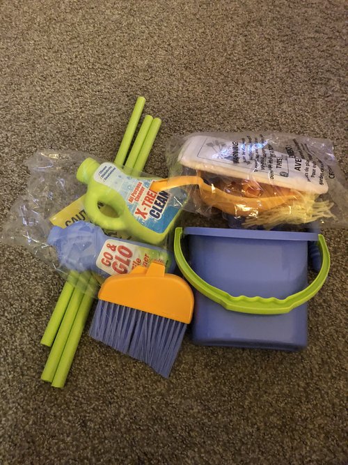 Kidzlane Kids Cleaning Set for Toddlers | Kids Broom Set for Kids for Play  | Mop and Cleaning Toys Set | Kids Broom and mop Set for Toddlers 