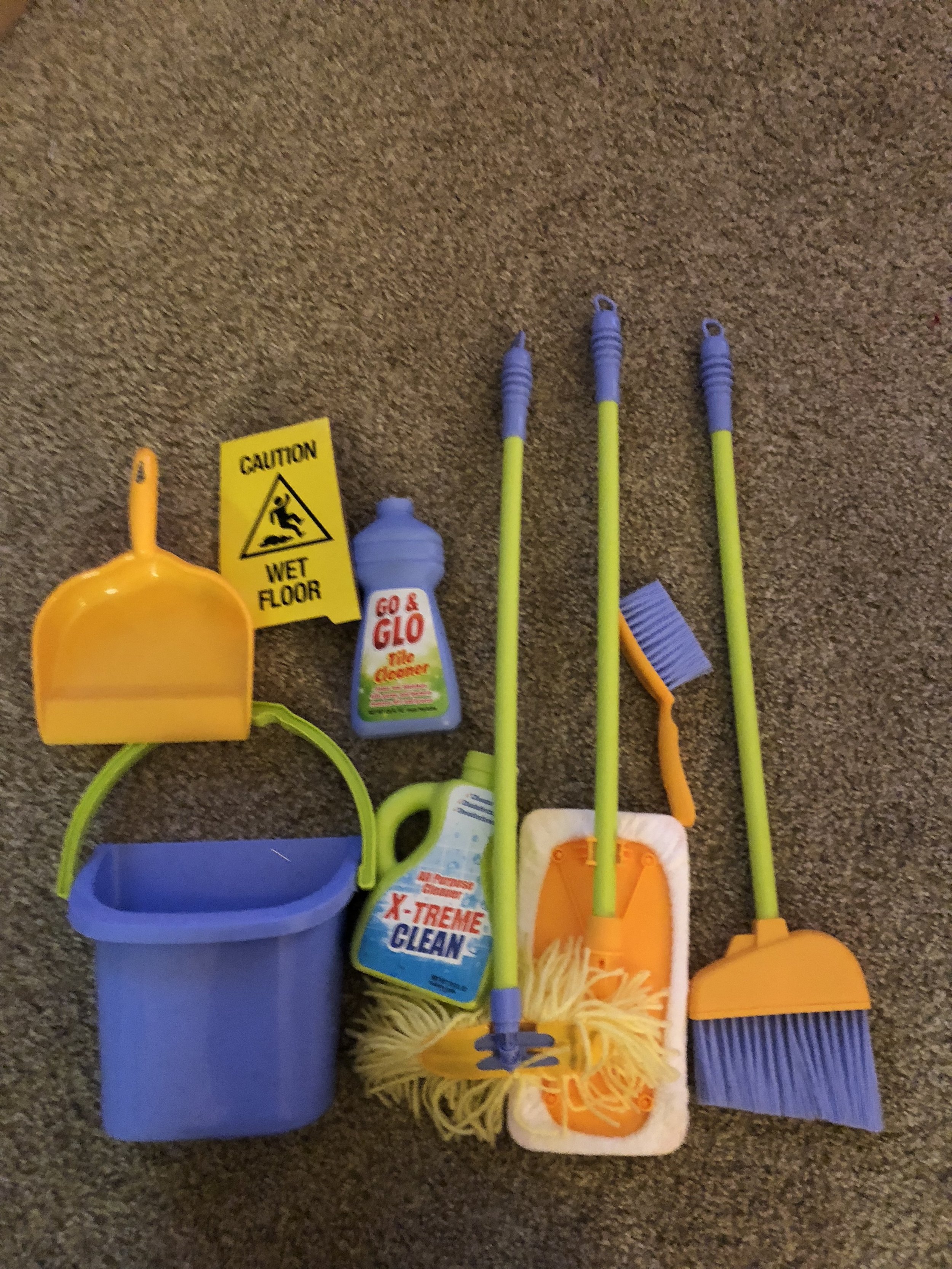 Kidzlane Kids Cleaning Set for Toddlers Kids Broom Set for Kids for Play
