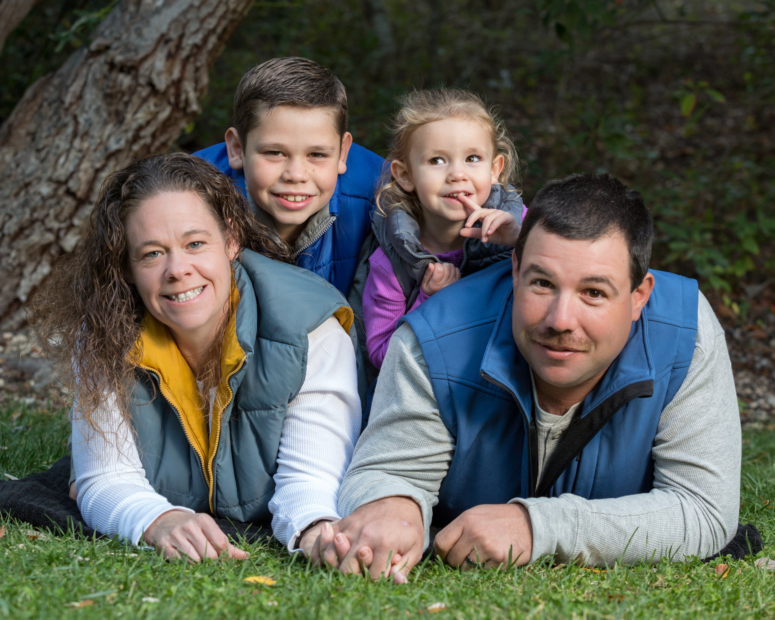 family in the park