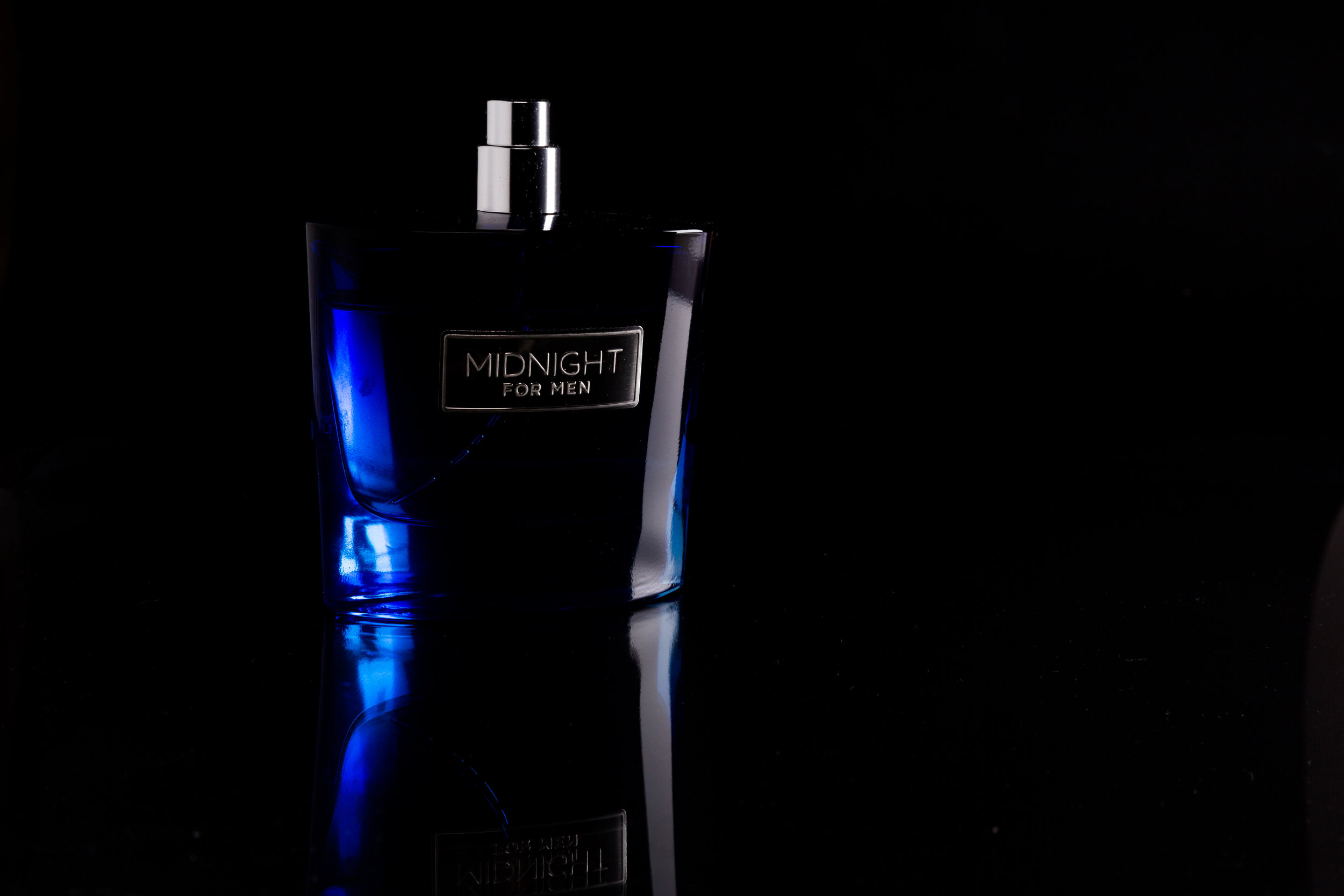 Cologne bottle reflections