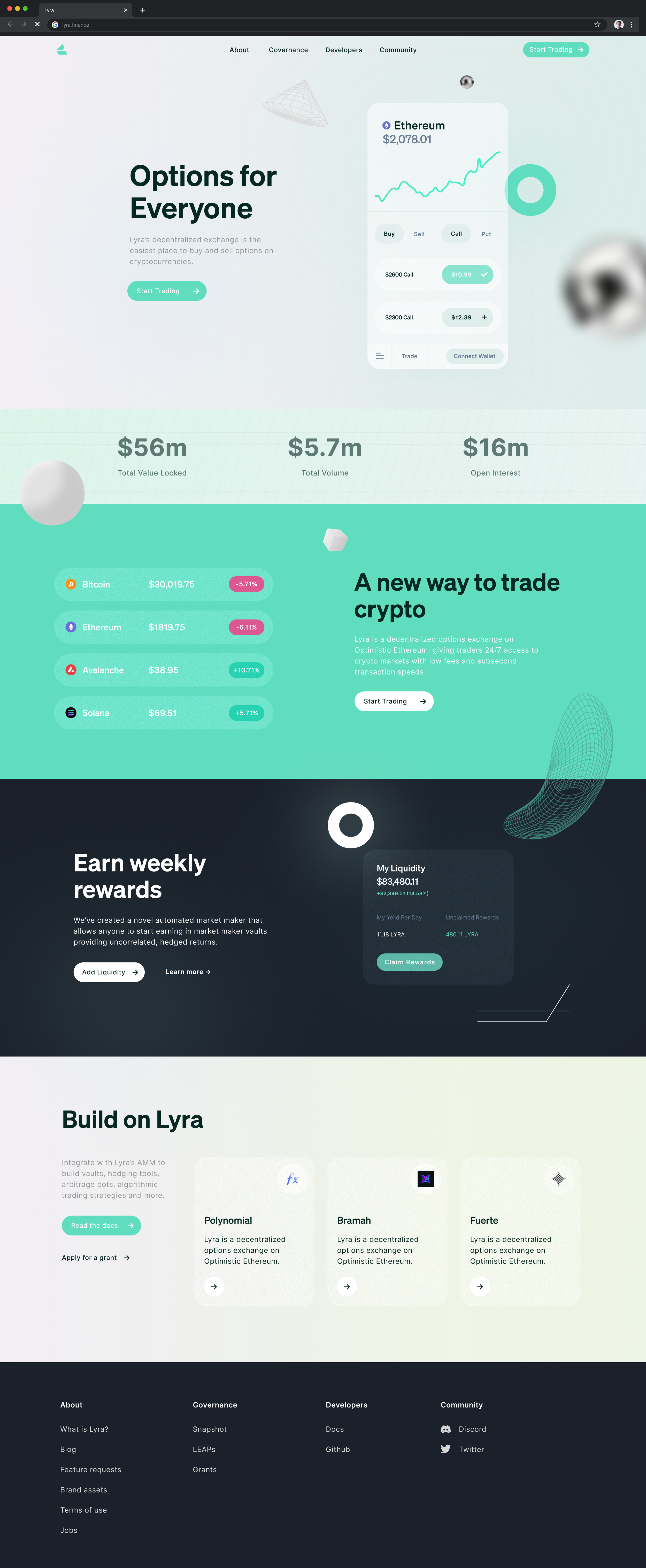 Dana J. Wright, Product Designer - Lyra Avalon Landing Page