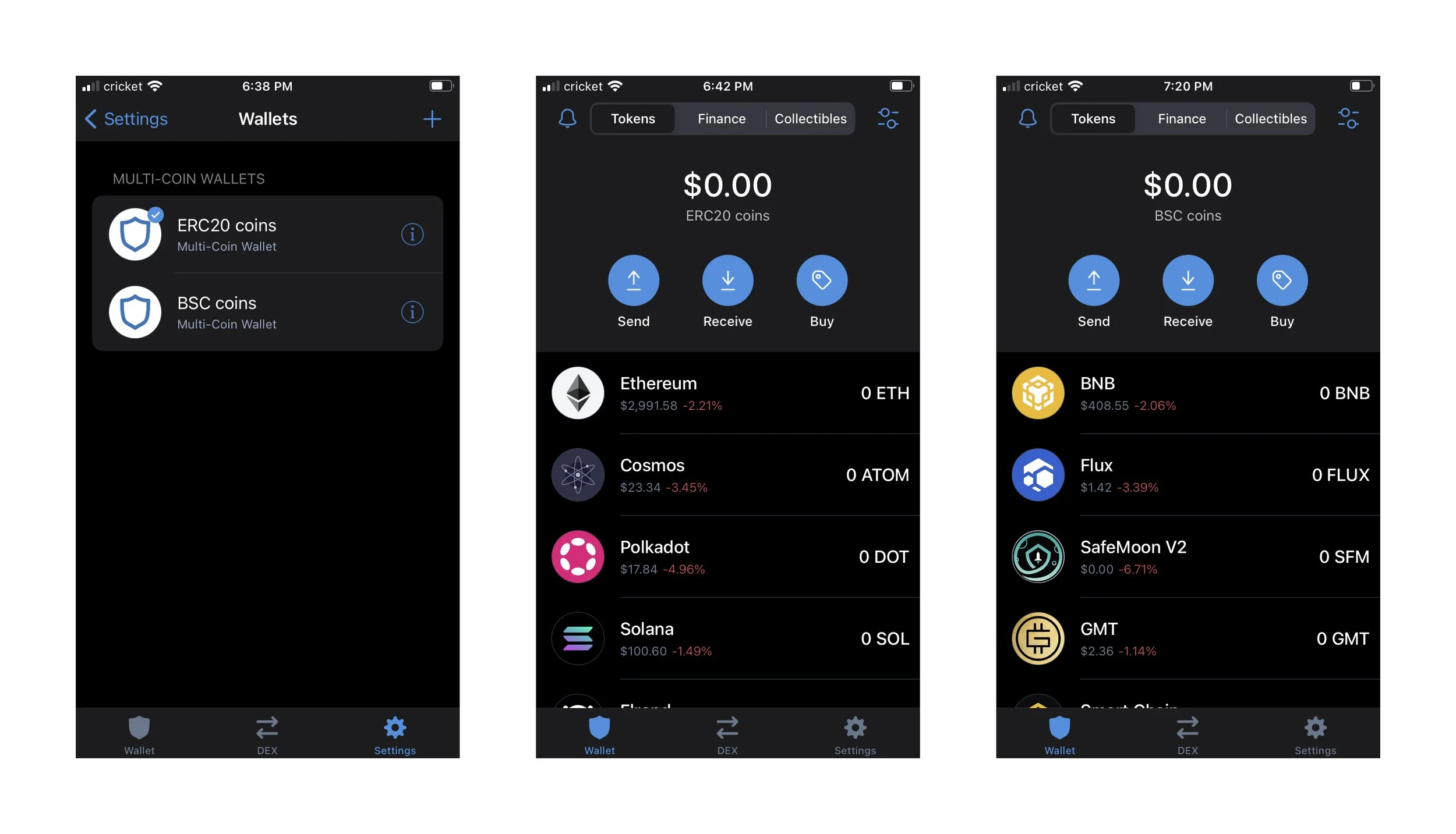 Dana J. Wright, Product Designer - Trust Wallet Flow