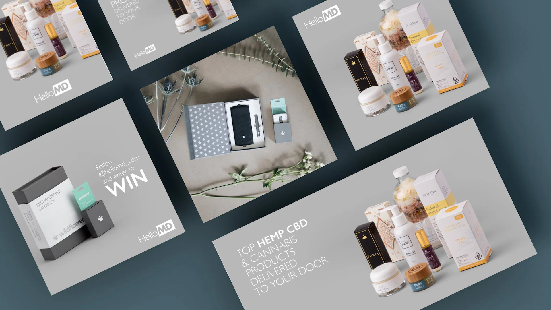 Dana J. Wright, Product Designer - HelloMD Marketing Cards