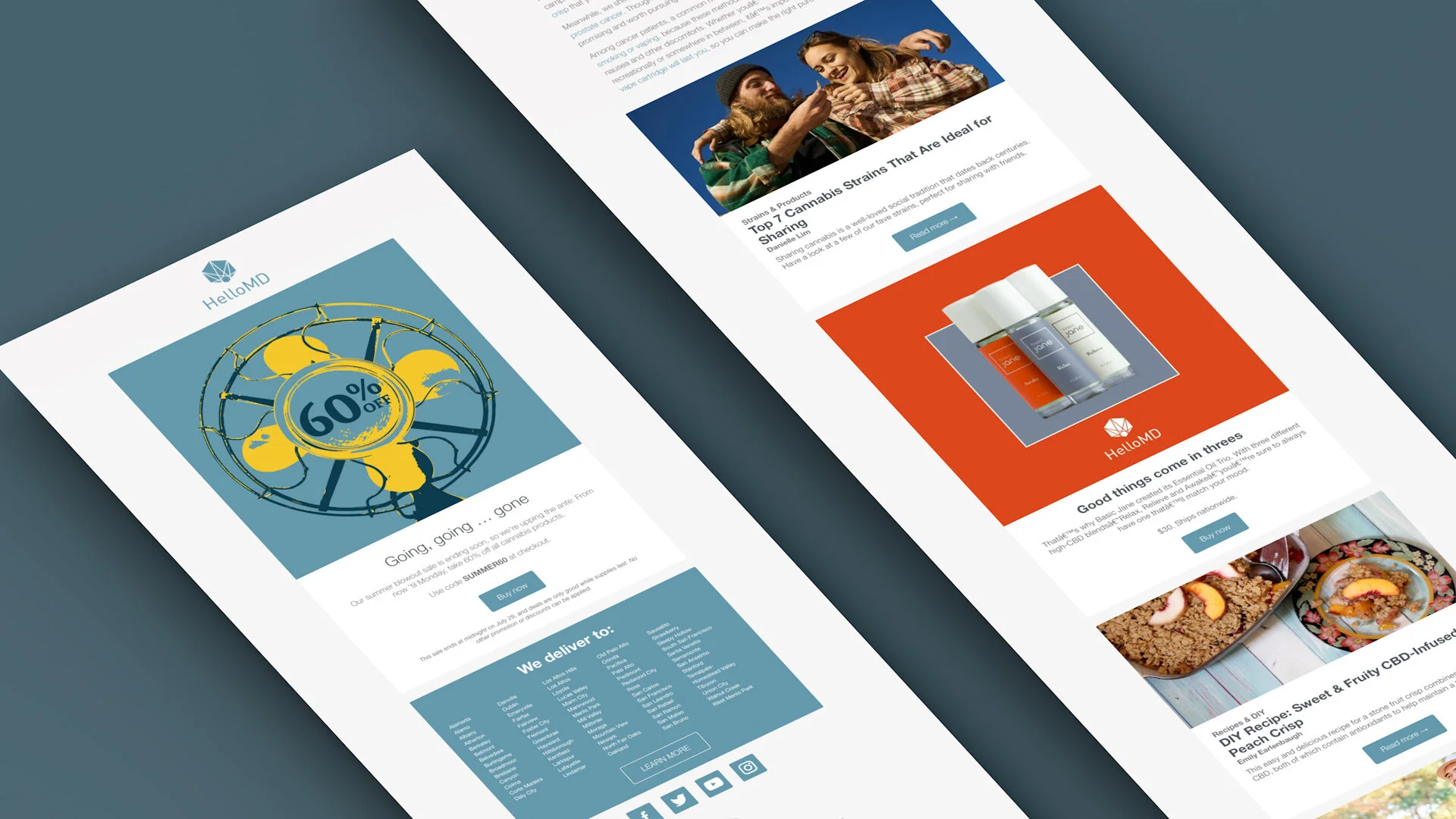 Dana J. Wright, Product Designer - HelloMD Email Campaign