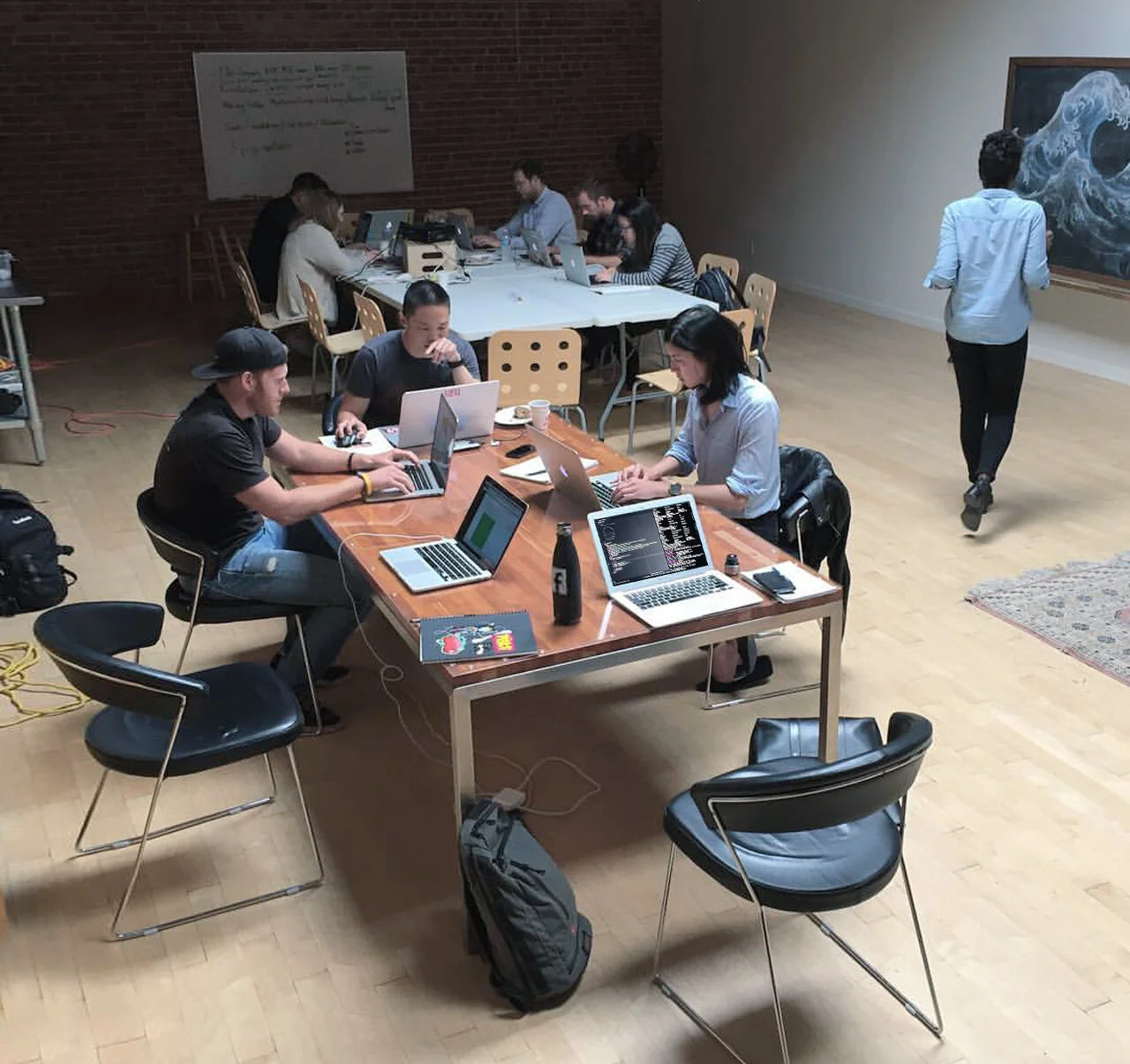 Dana J. Wright, Product Designer participating in facebook hackathon