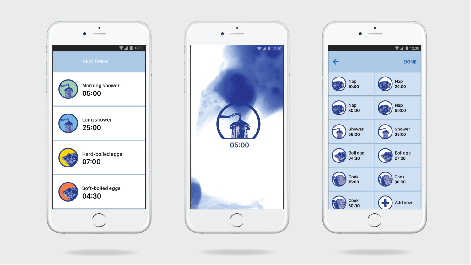 Dana J. Wright, Product Designer made this Fluidi mobile app design