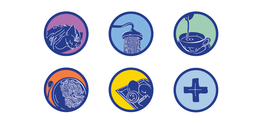 Dana J. Wright, Product Designer made this icon set for fluidi app