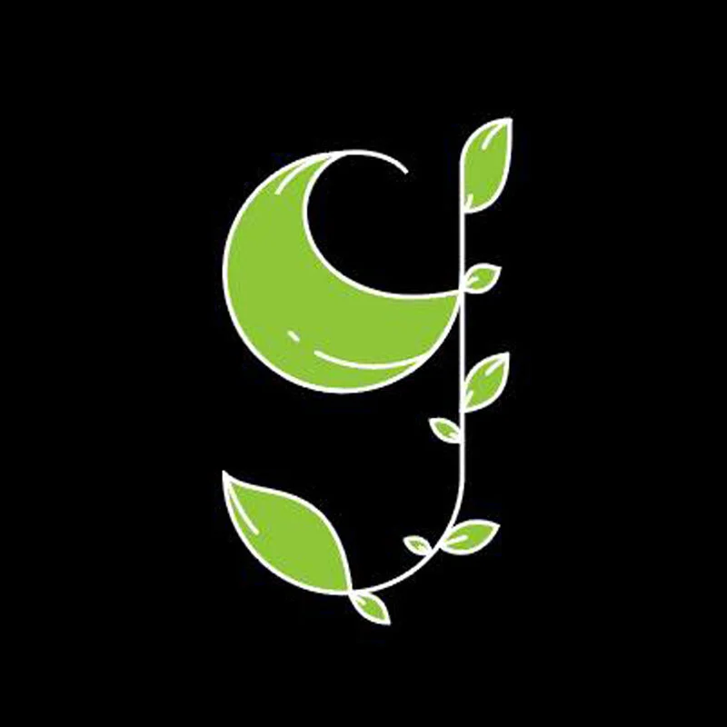 Dana J. Wright, Product Designer made this plant-shaped g for facebook