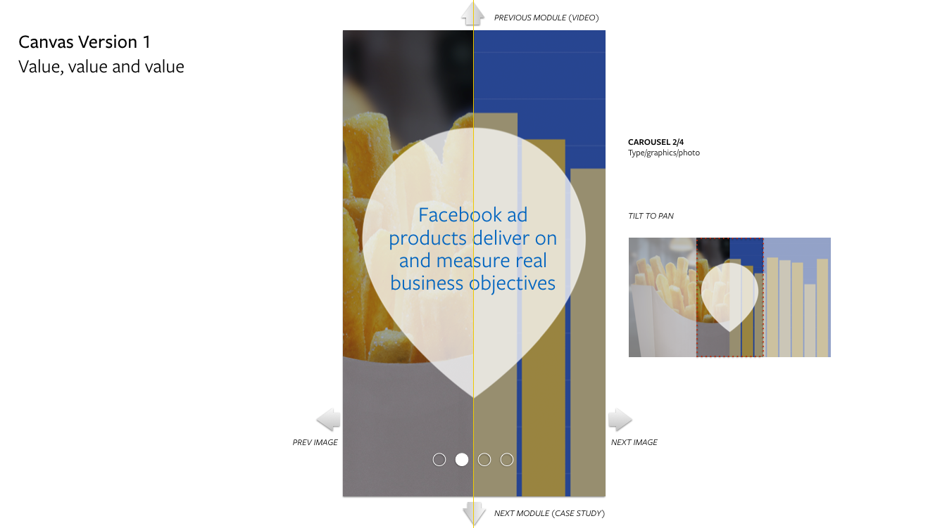 together6.pngDana J. Wright, Product Designer made this canvas french fries ad for facebook