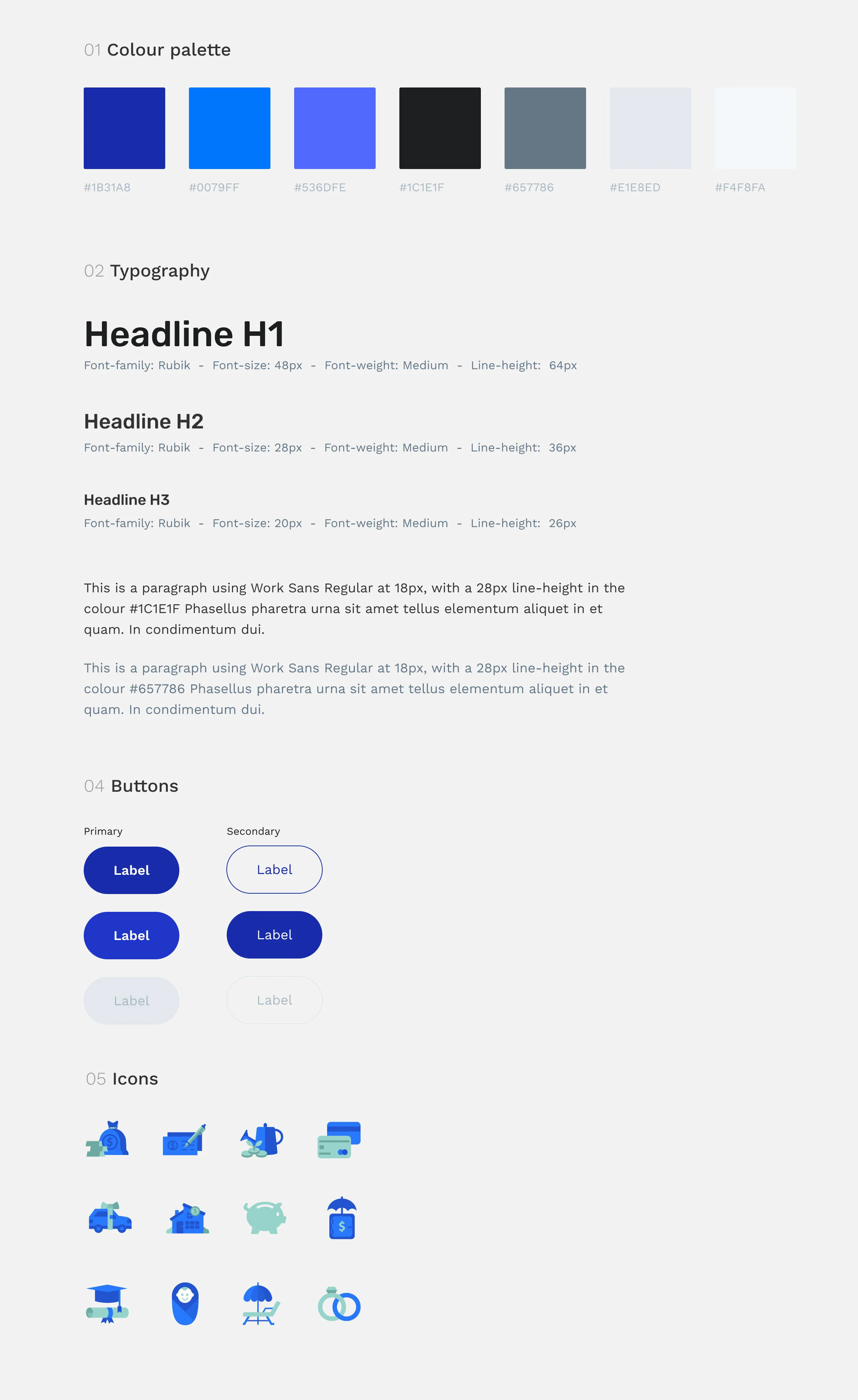 Dana J. Wright, Product Designer - Origin Financial Style Guide