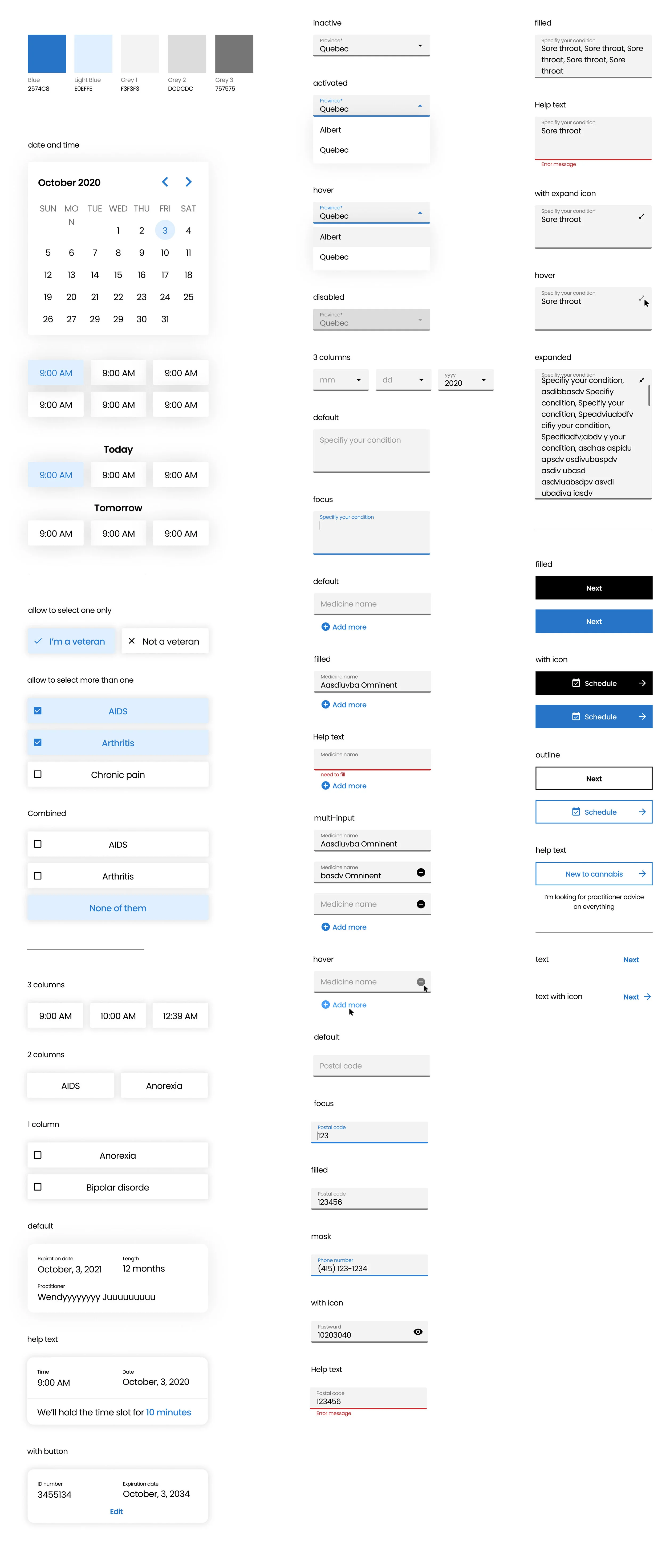 Dana J. Wright, Product Designer at HelloMD made this design system