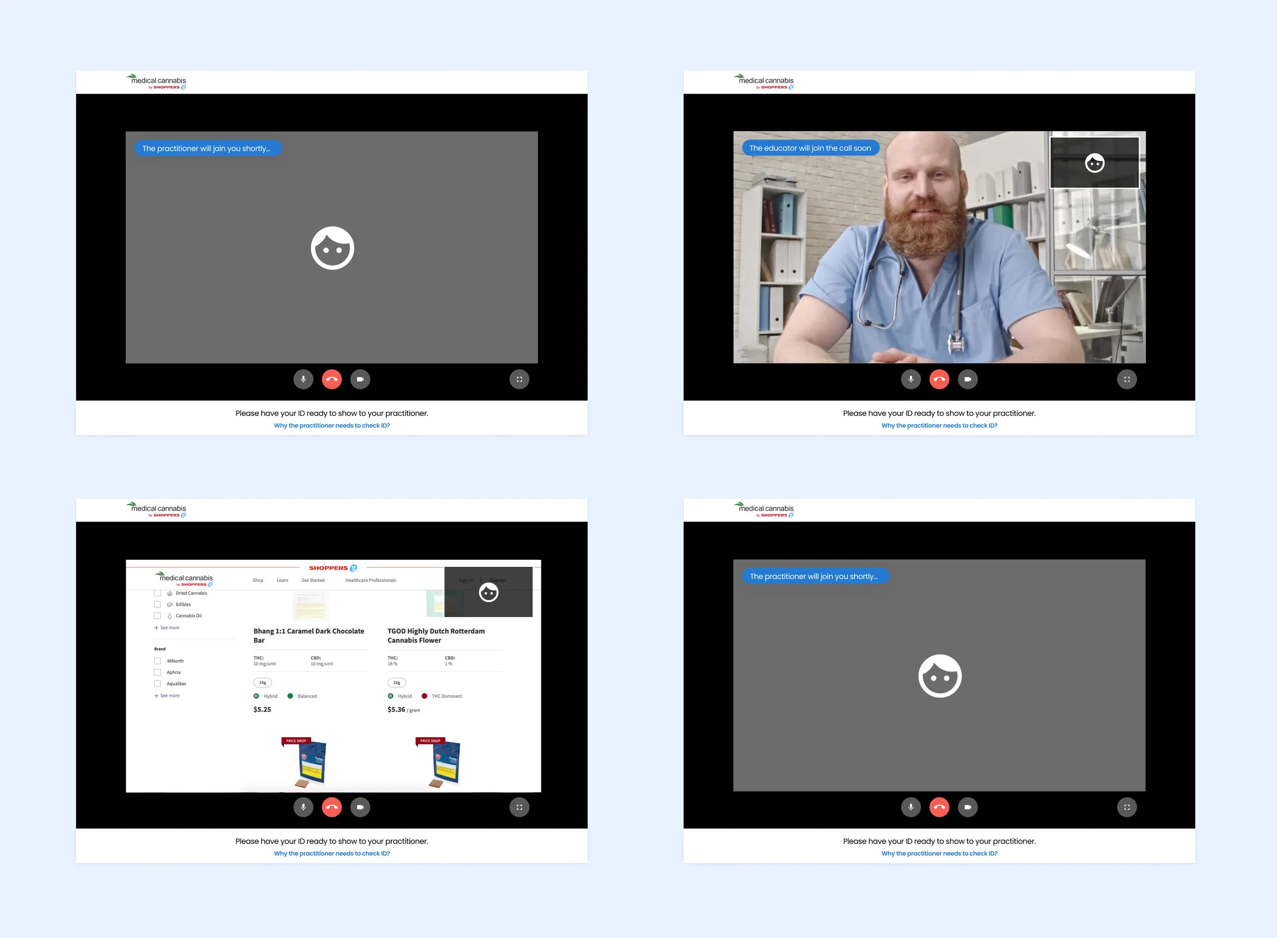 Dana J. Wright, Product Designer made this telehealth portal for HelloMD