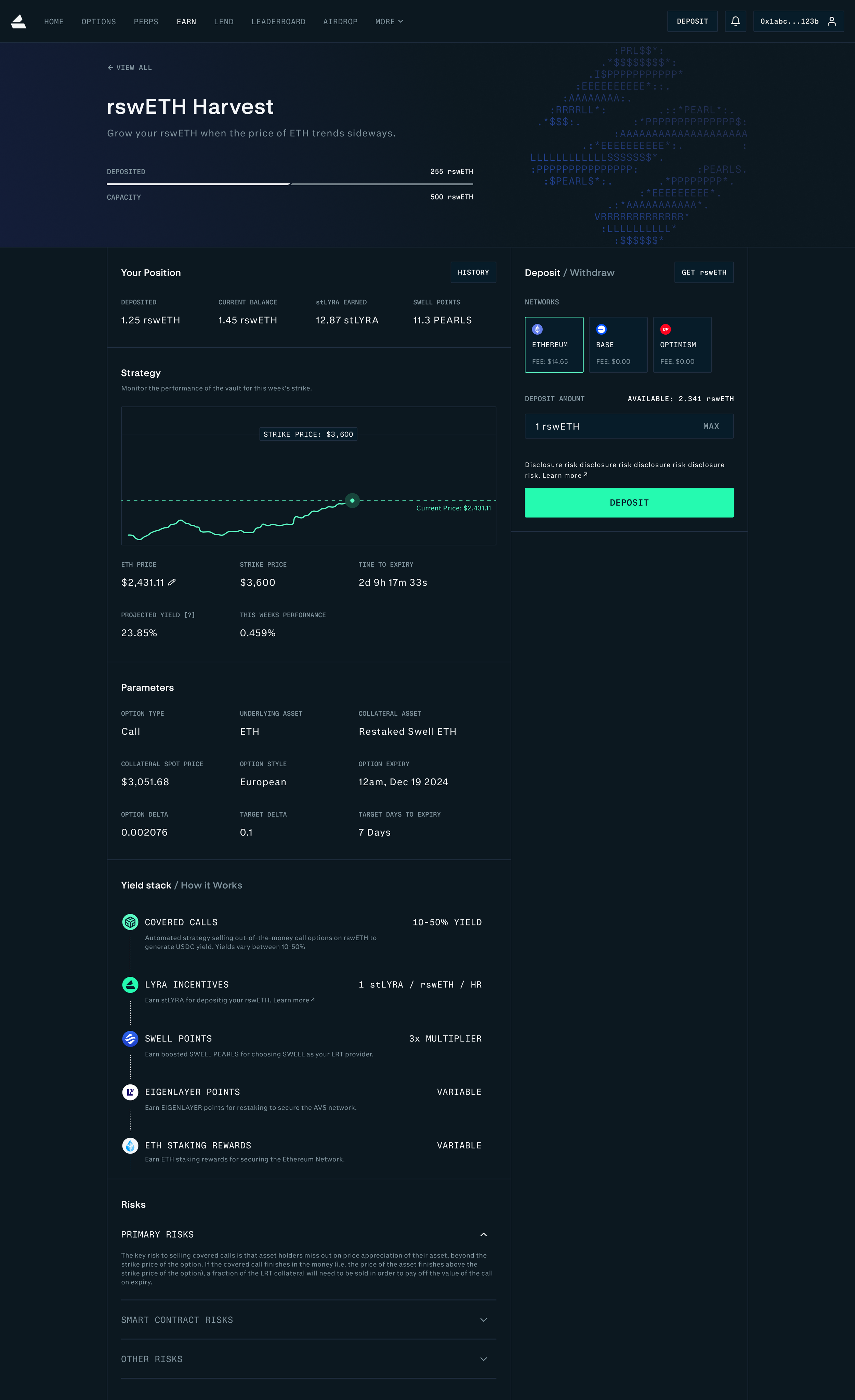 Dana J. Wright, Product Designer - Lyra Finance Defi Yield Vault