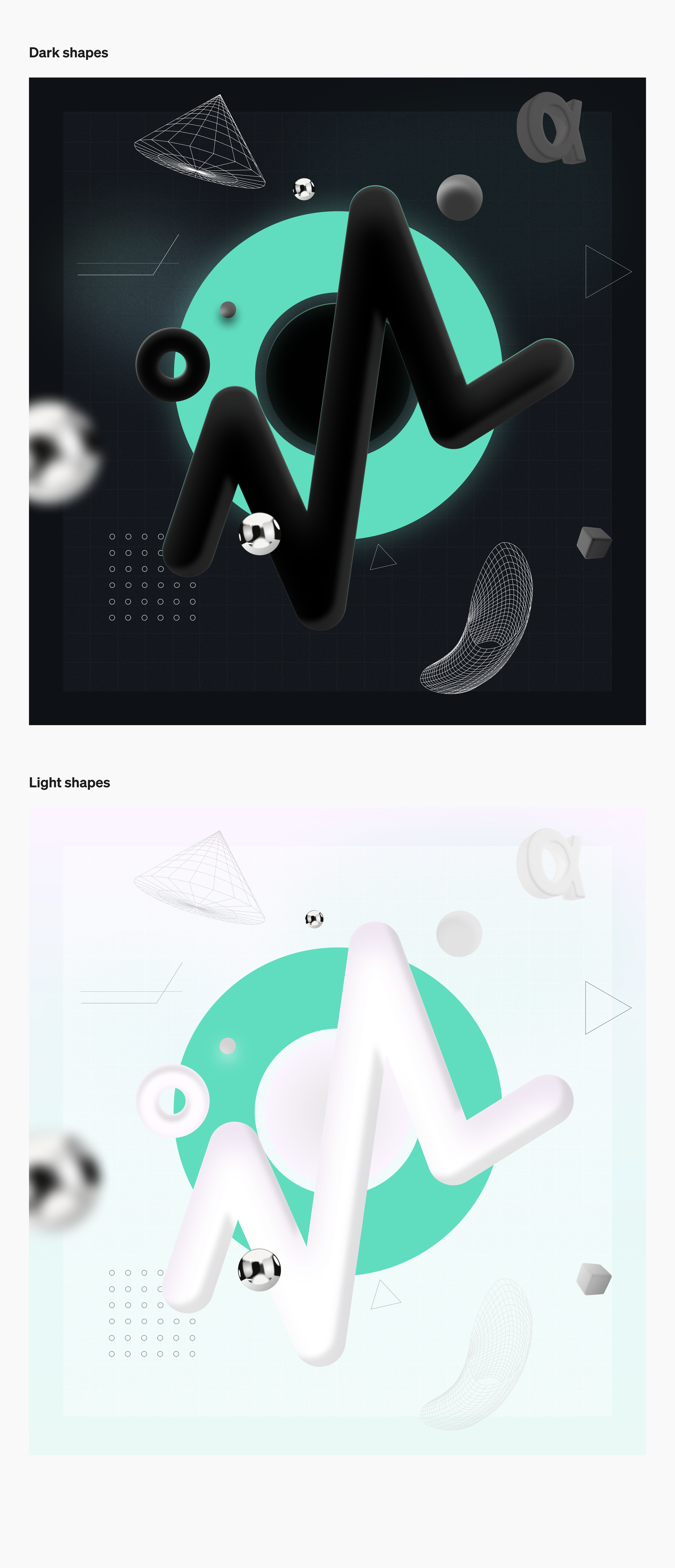 Dana J. Wright, Product Designer - Lyra Finance Brand Shapes