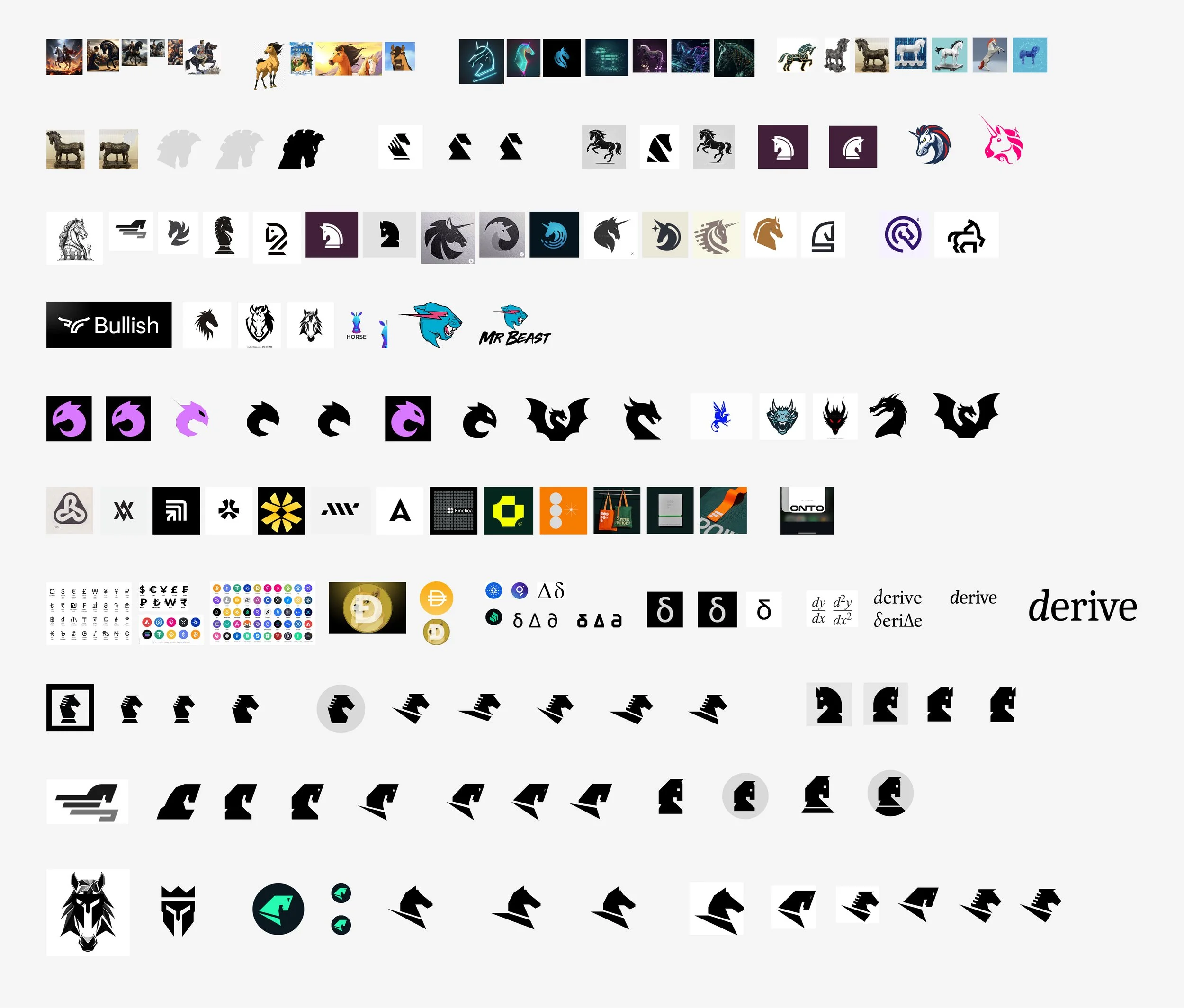 Dana J. Wright, Product Designer - Derive.xyz - logo design ideation