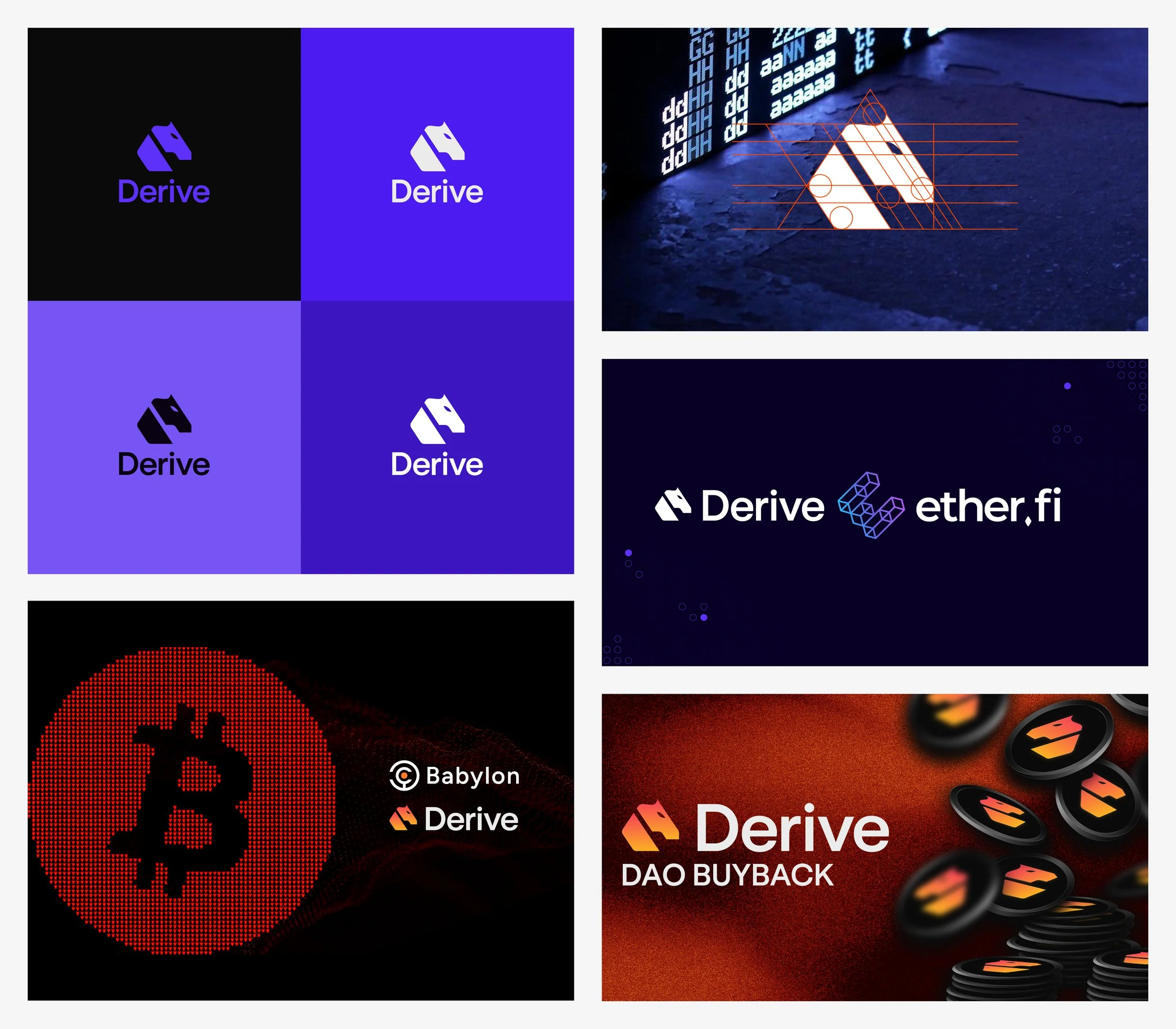 Dana J. Wright - Derive.xyz - Examples of the derive logo in the wild