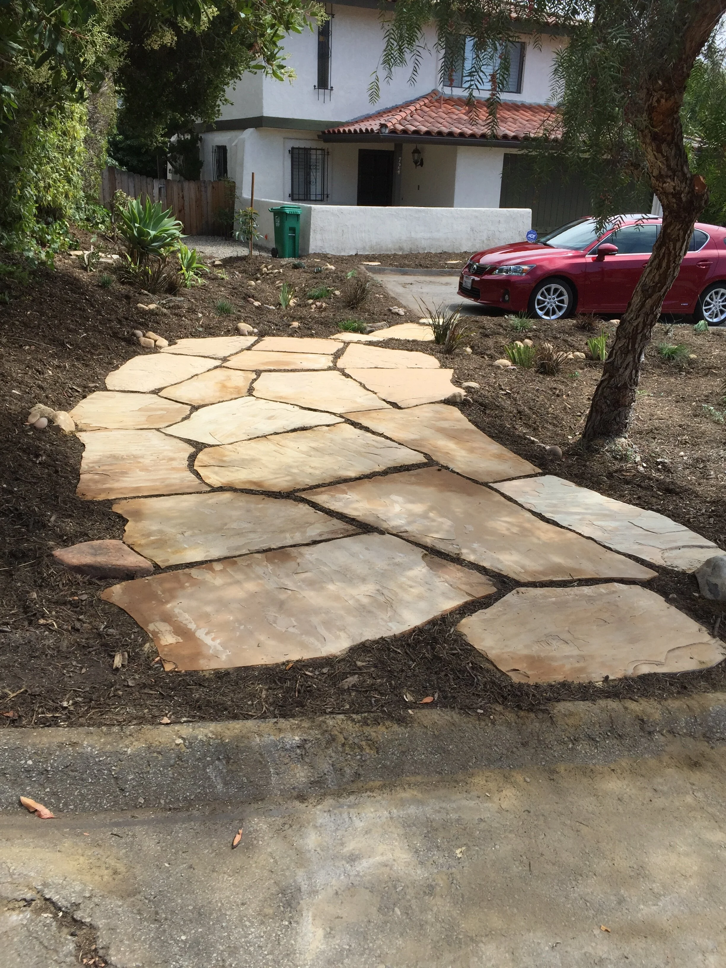 Flagstone patio