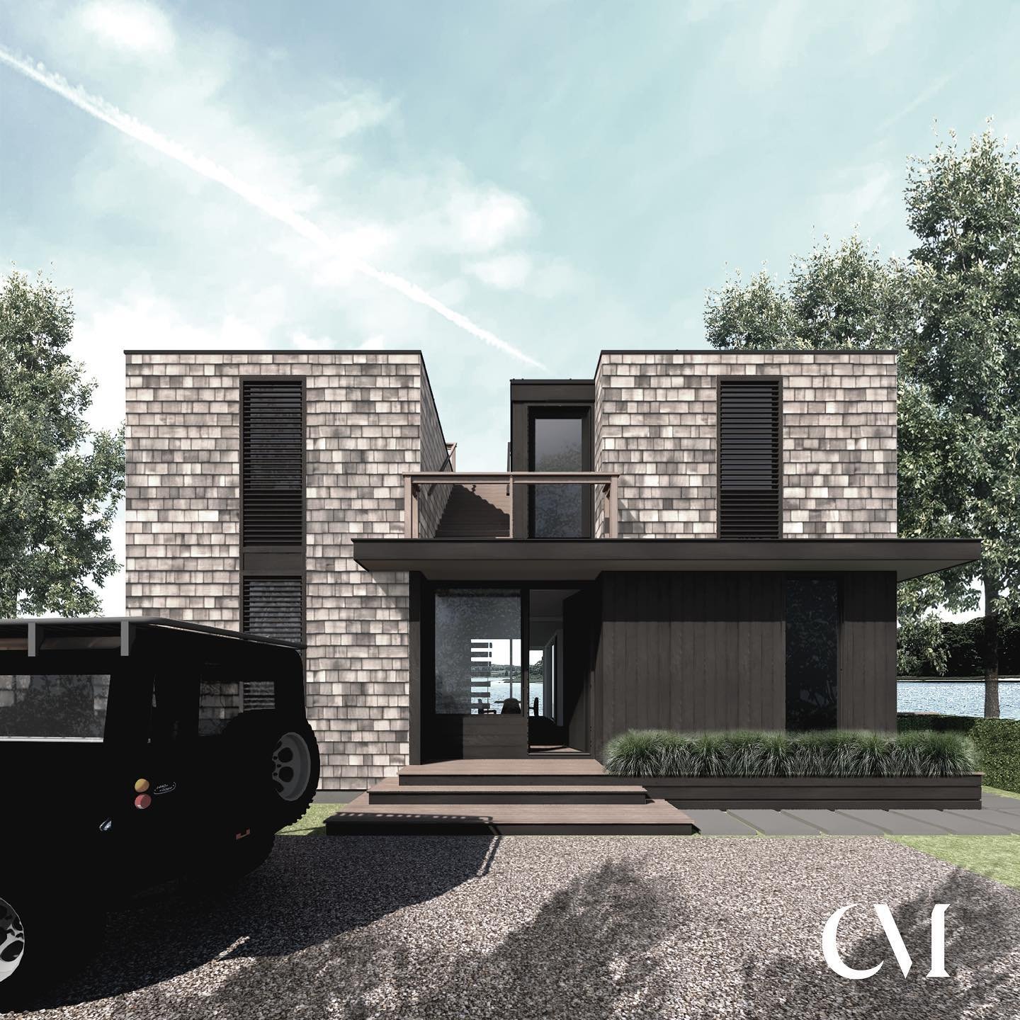 Simple enough to keep you calm but complex enough to keep you looking&hellip;

An entry shot of our upcoming West Neck Creek beach house.  Can&rsquo;t wait to see this take shape.