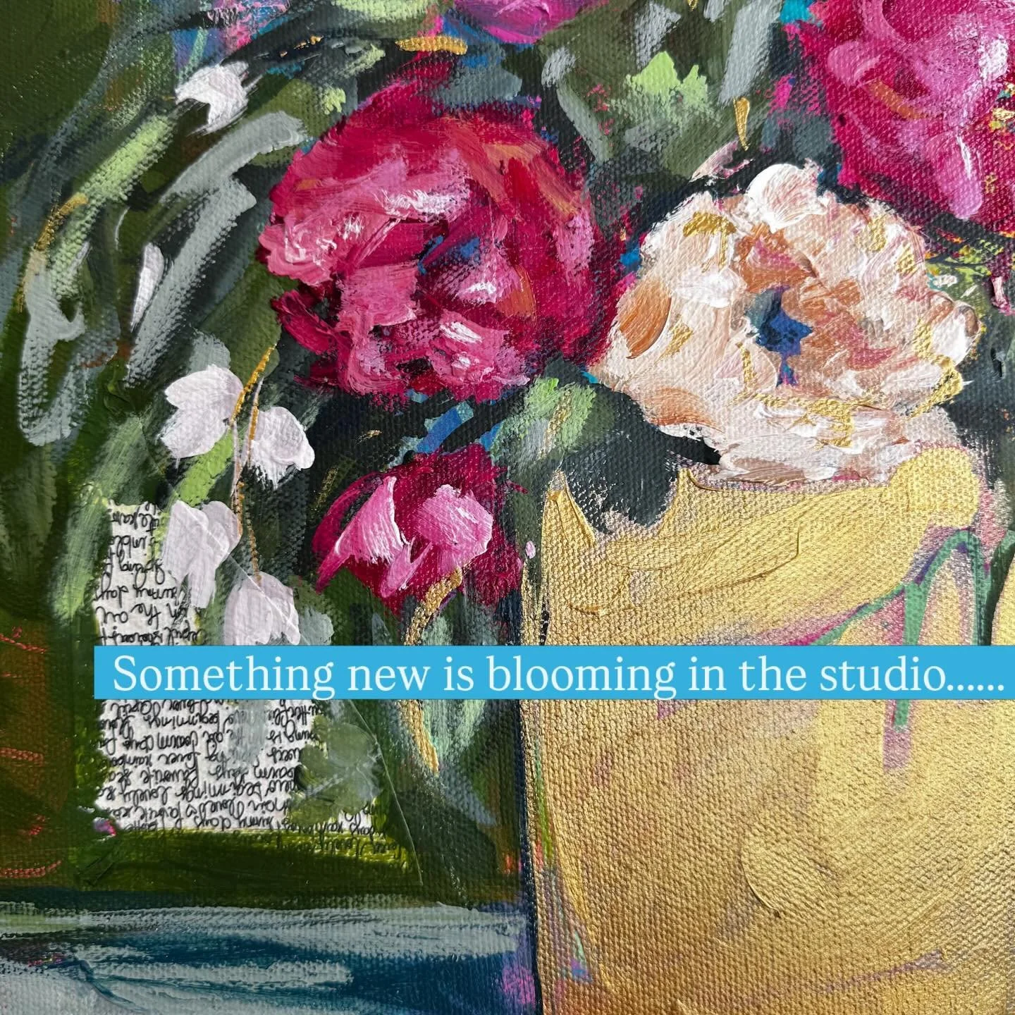 Who&rsquo;s ready for new florals?? 🙋🏼&zwj;♀️ 

Inspired by &ldquo;seeking to enjoy the light of life&rdquo; in Job&hellip;&hellip;new florals release next week on Tue., March 24. 

#contemporaryfloral #artcollector #originalartforsale #mixedmediaa