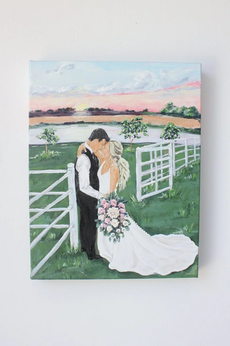 Custom Wedding Painting