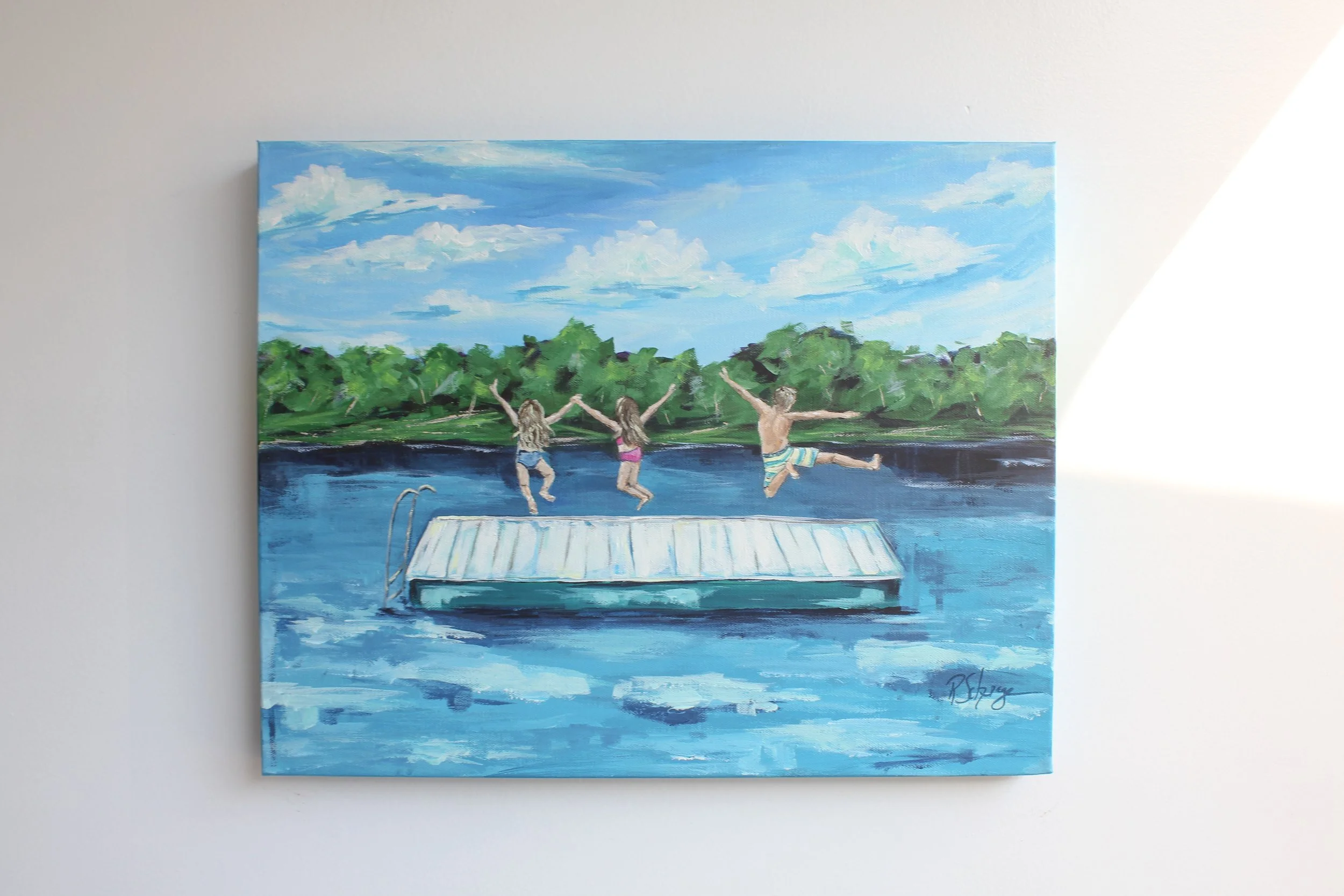 Custom Lake Painting