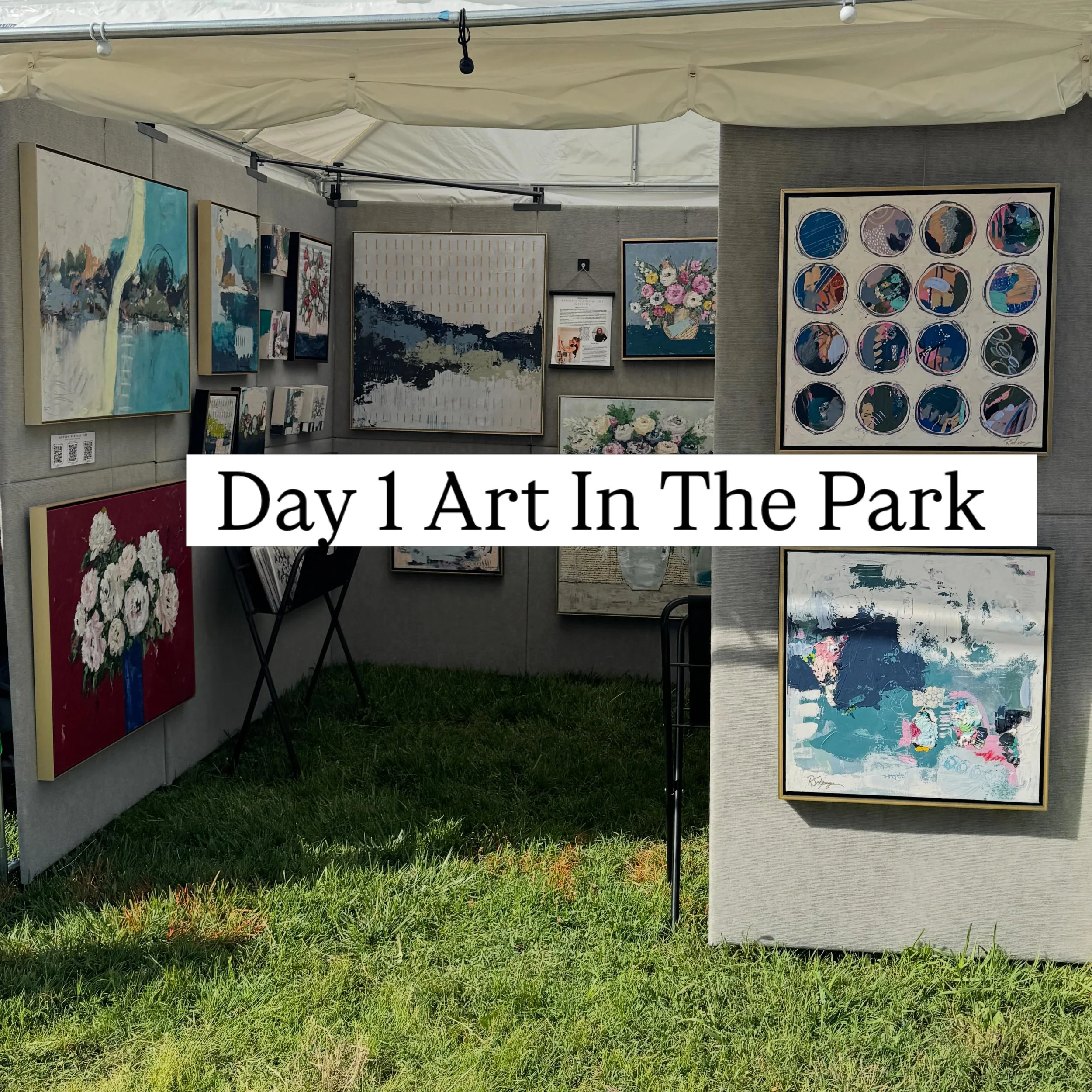 Day 1 was awesome. Columbia always shows up and shows up early! Lots of smalls and LOTS of prints went home yesterday. We are ready today to send you home with your original art for your walls&hellip;&hellip;&hellip;..just as soon as the storm passes