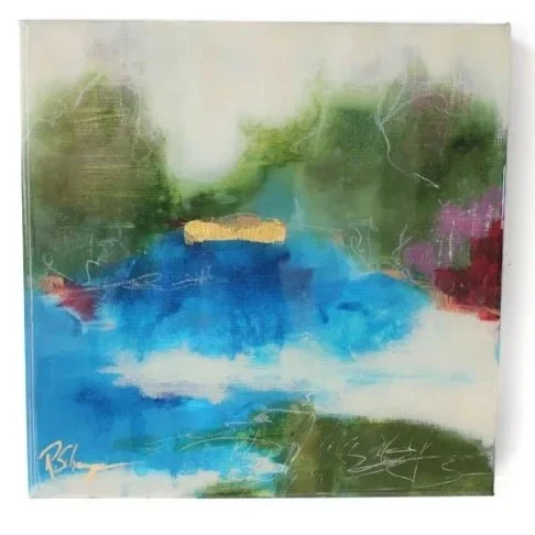Lake Painting #4; 12x12