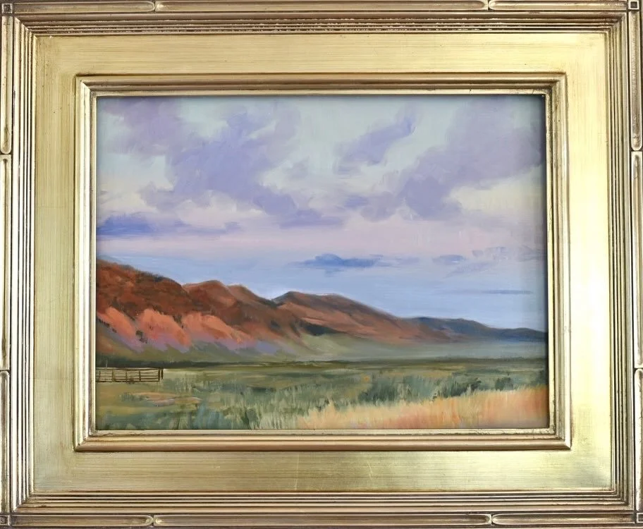 Evening in the Field | 12x16 | Oil on panel