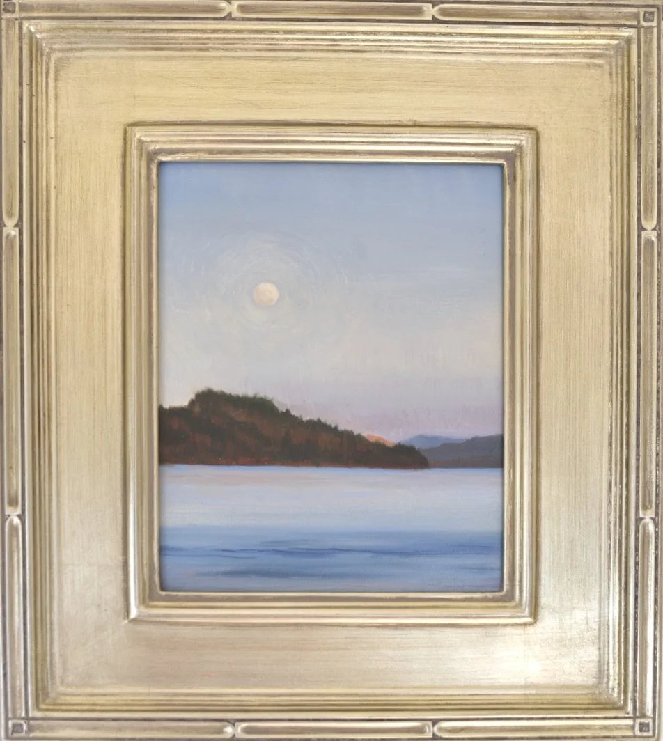 Mendocino Moon | 9x12 | Oil on panel