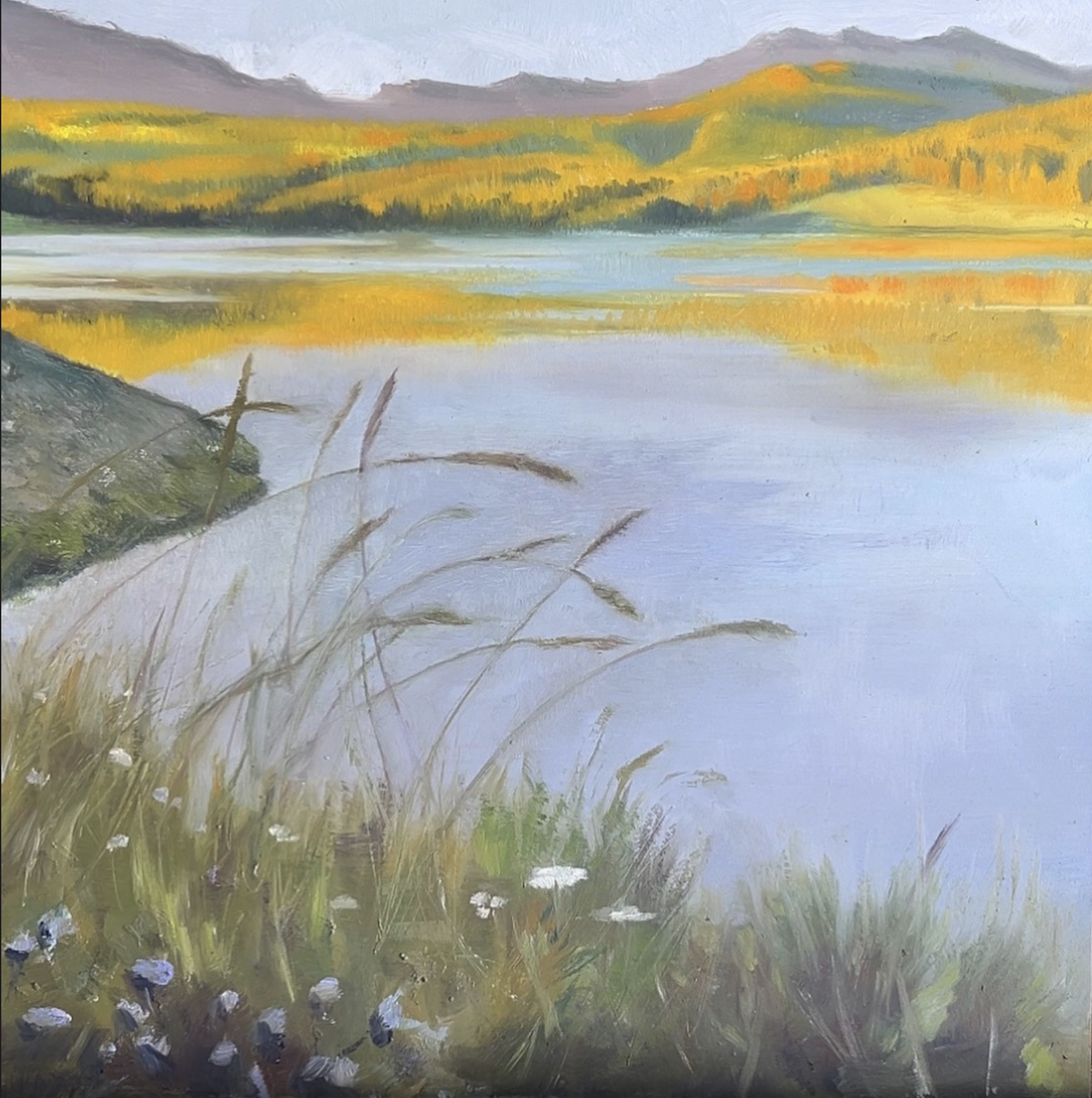 Meadowlark | 10x10 | Oil on panel