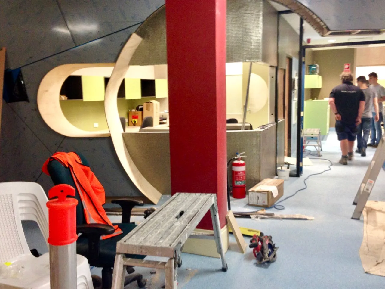 The new entrance - work in progress
