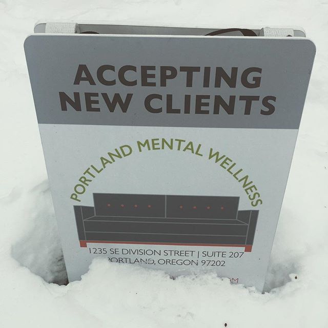 The snow is finally beginning to melt. We're here when you're ready. #portland #pdx #portlandoregon #mentalhealth #portlandmentawellness #therapy #counseling #psychology #wellness #sedivision