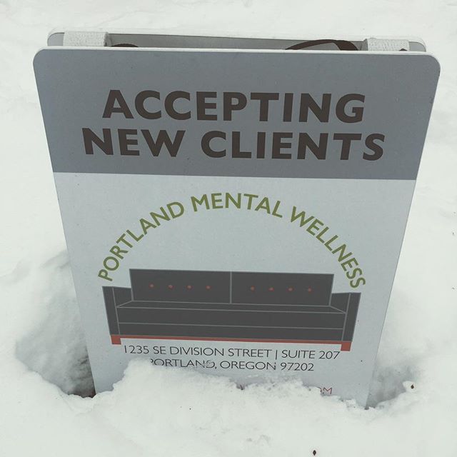 The snow is finally beginning to melt. We're here when you're ready. #portland #pdx #portlandoregon #mentalhealth #portlandmentawellness #therapy #counseling #psychology #wellness #sedivision