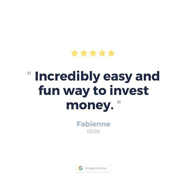 How investing should feel. 🎉💪
⠀⠀⠀⠀⠀⠀⠀⠀⠀
As of today we have 99 Google reviews! Would you like to help us crack the magical number of 100? Search for Selma Finance on Google and add your review! ⭐️⭐️⭐️⭐️⭐️
⠀⠀⠀⠀⠀⠀⠀⠀⠀
#clientreviews #customersupport #