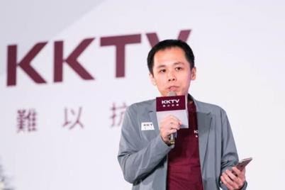 ▲KKV總裁蔡怡仁先生宣告:「KKTV『免費轉轉台』功能, 將革新OTT追劇市場,增加影視觀賞體驗,為消費者帶來新選台時代!」