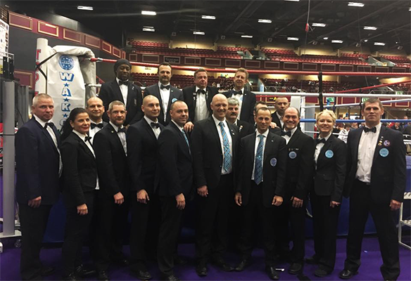 Sensei Geoff referees at the Irish Open
