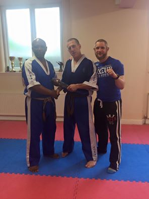 Mark gets his Black Belt