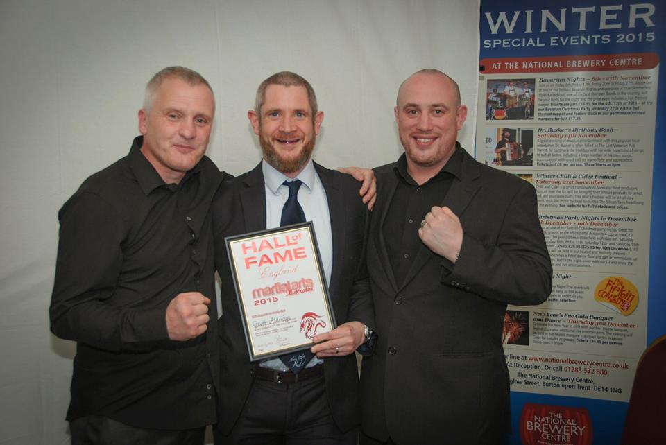 Sensei Geoff inducted into the Martial Arts Illustrated Hall of Fame 2015