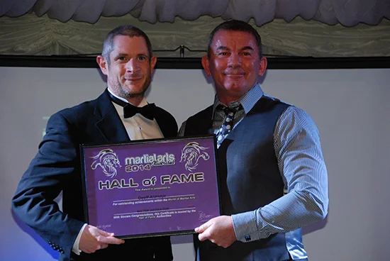 Sensei Geoff inducted into the MAI Hall of Fame