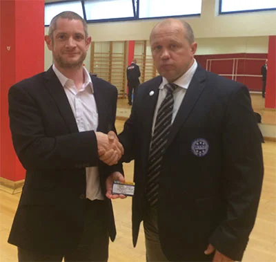Sensei Geoff receives International Referee licence