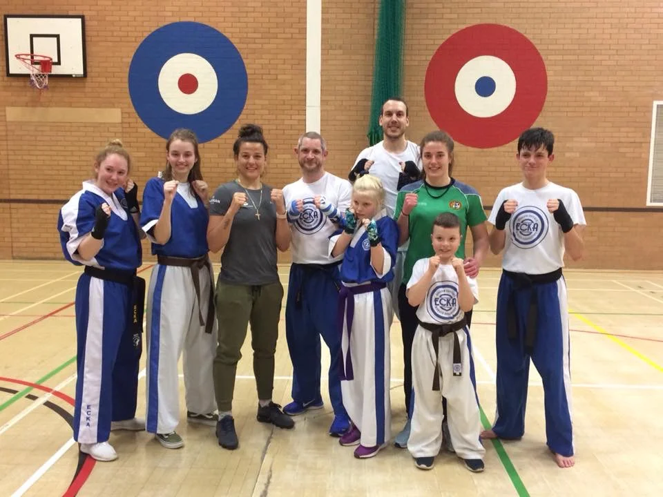 Bletchley Dragons train with Chantelle Cameron