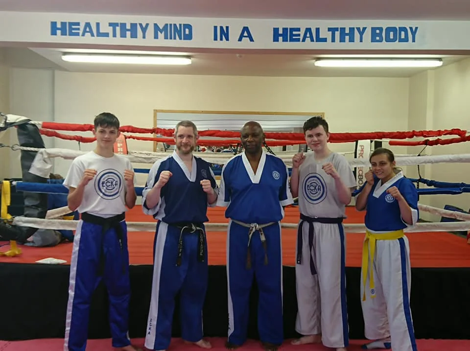 Dragons train with Sensei Dev