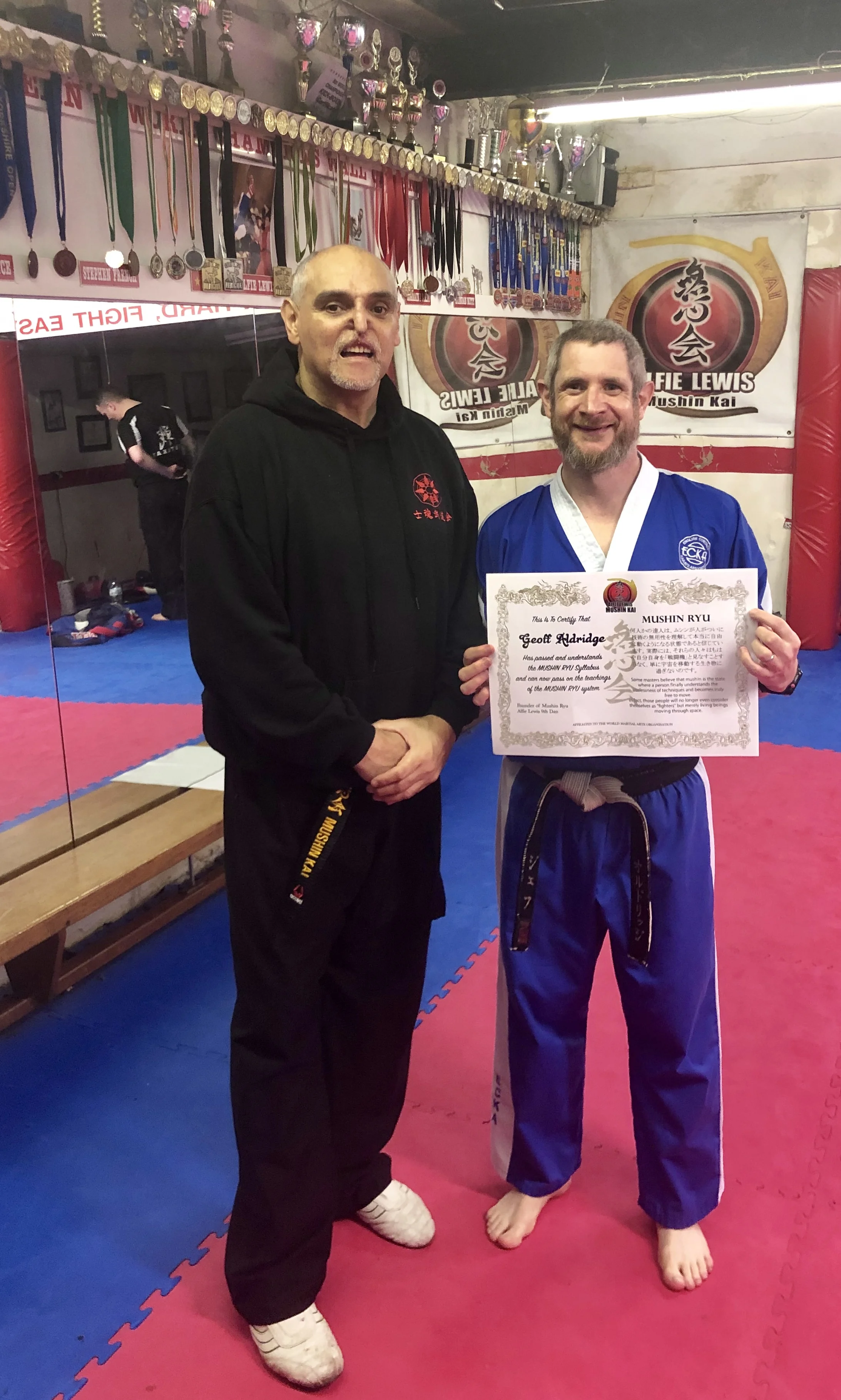 Sensei Geoff learns Mushin Ryu!