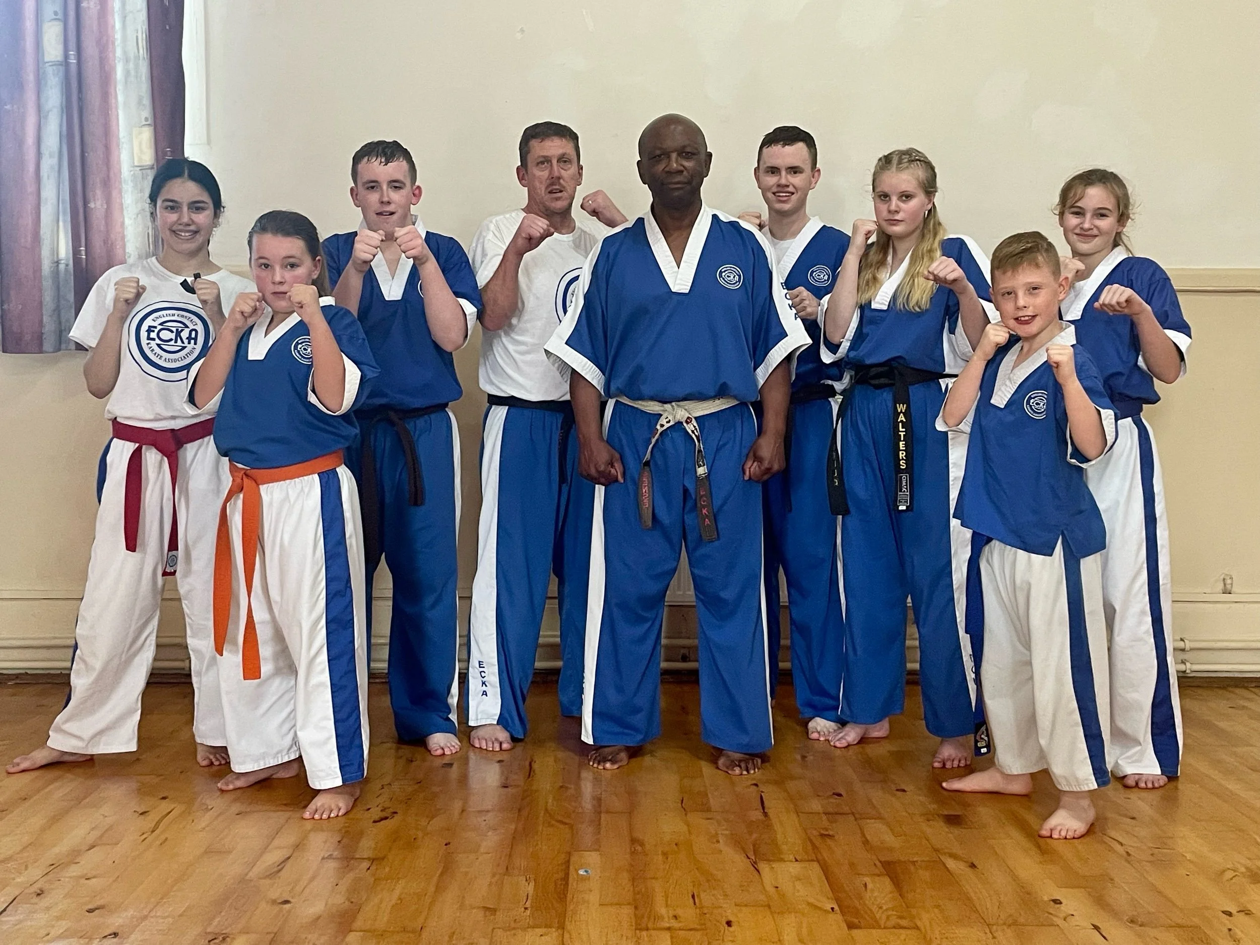 Bletchley Dragons train with Sensei Dev