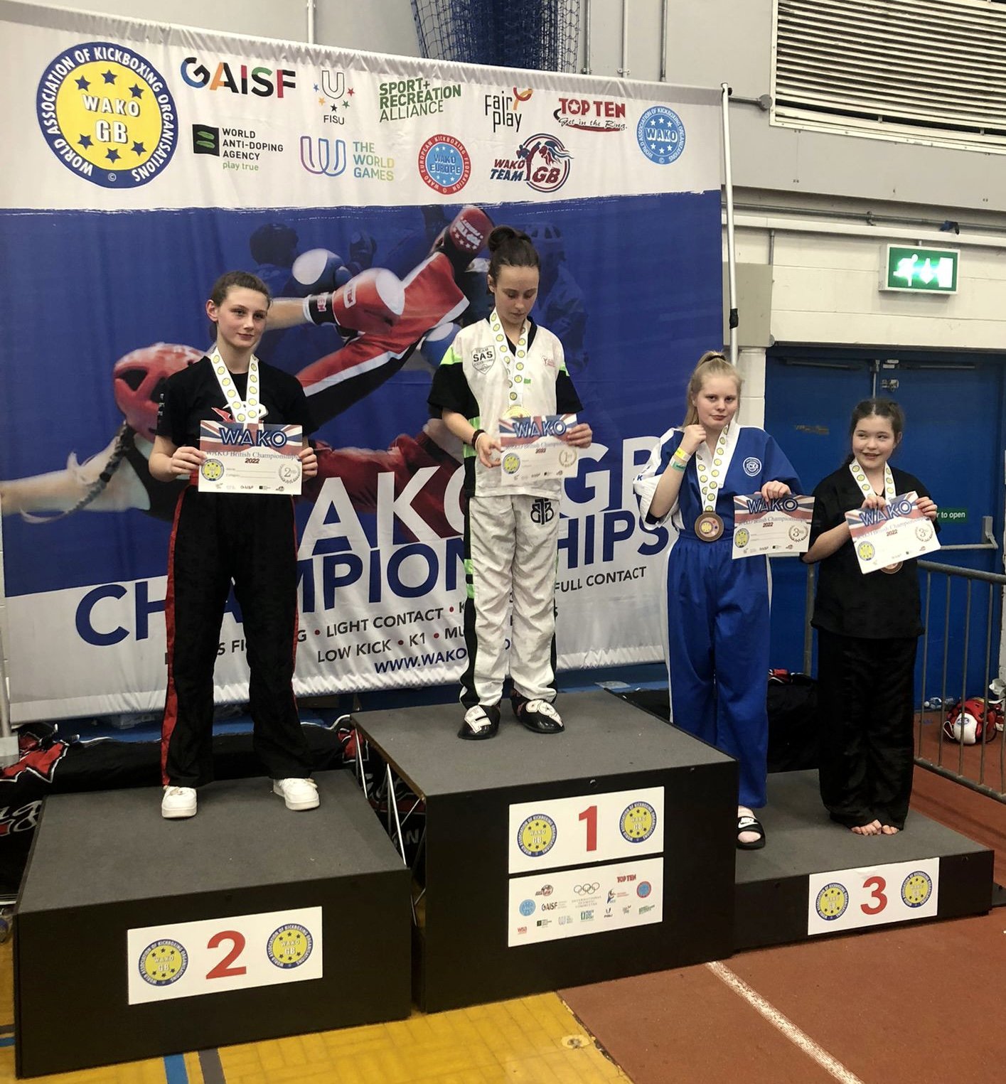 WAKO British bronze medals