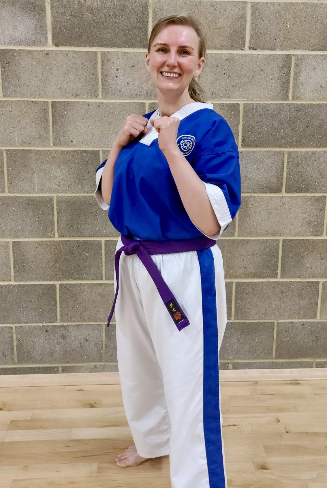 Marta passes blue belt