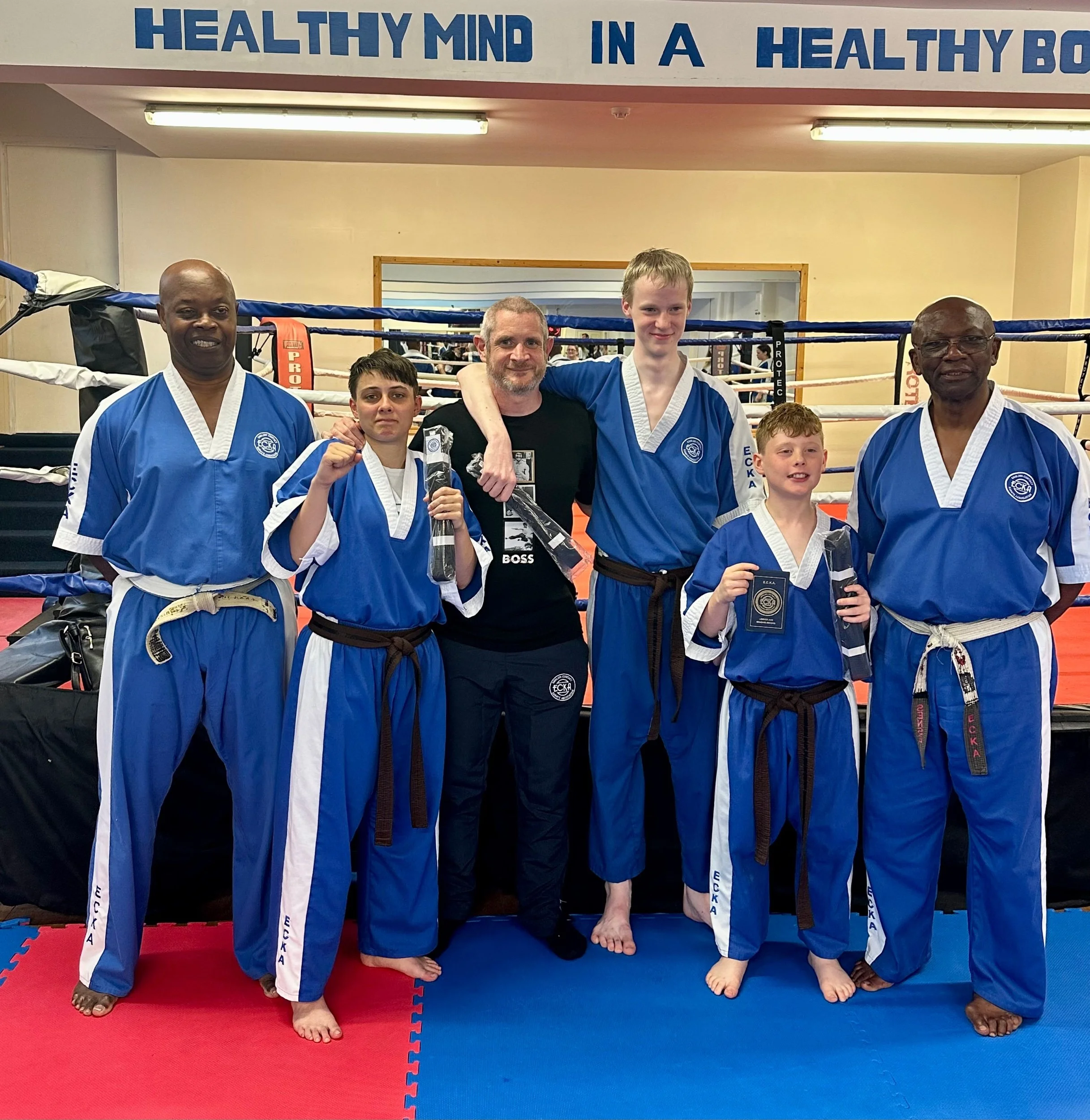 Three new black belts!